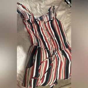 Cute strip jumpsuit
